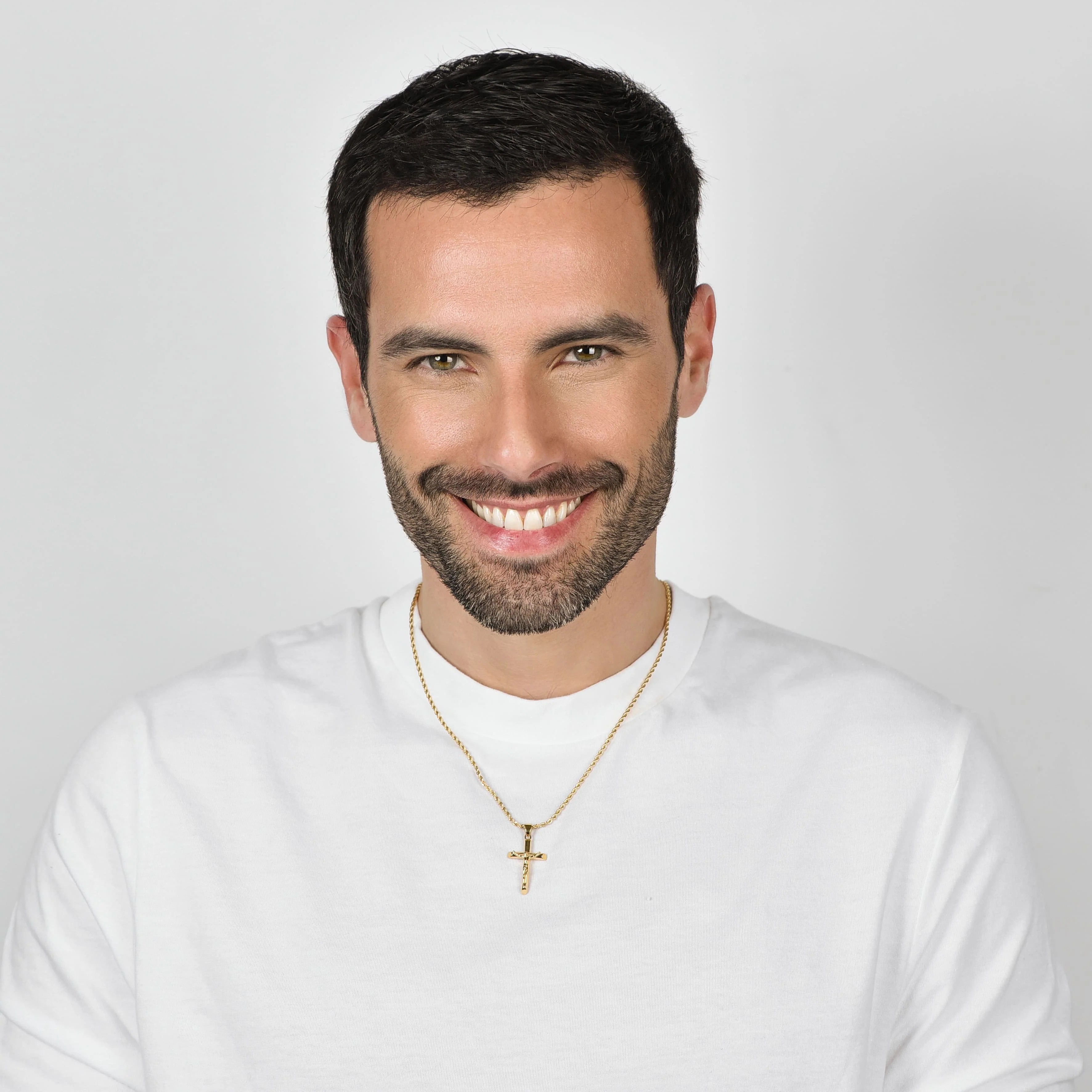 COLLANA UOMO IN ACCIAIO CON CROCIFISSO - Image 8