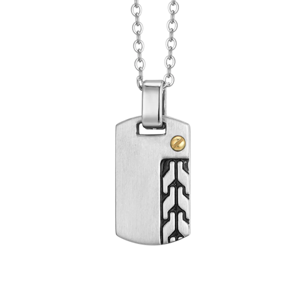 COLLANA UOMO IN ACCIAIO CON ELEMENTO - Image 4