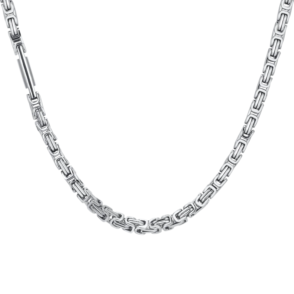 COLLANA UOMO IN ACCIAIO CON ELEMENTO