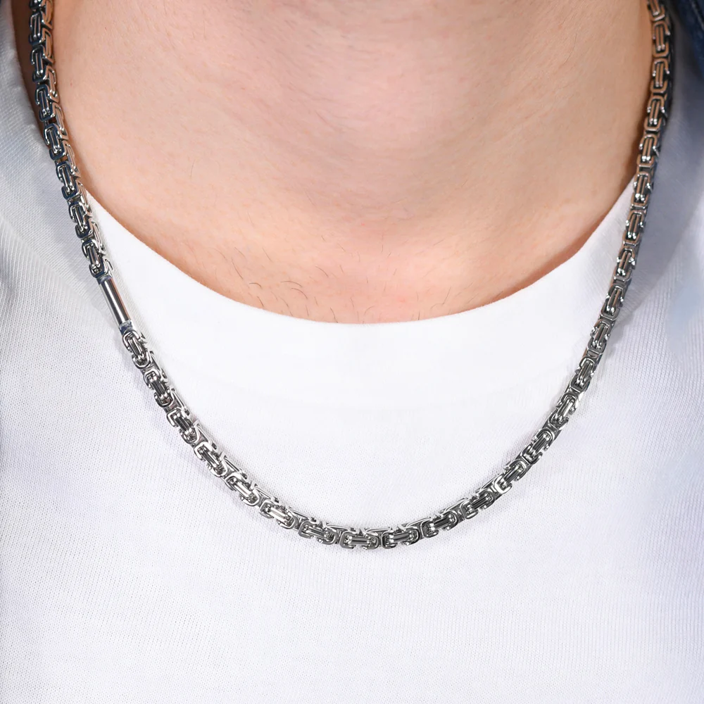 COLLANA UOMO IN ACCIAIO CON ELEMENTO - Image 2