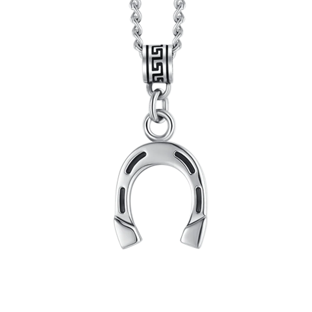 COLLANA UOMO IN ACCIAIO CON FERRO DI CAVALLO - Image 4