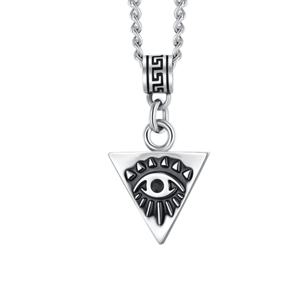 COLLANA UOMO IN ACCIAIO CON OCCHIO - Image 4