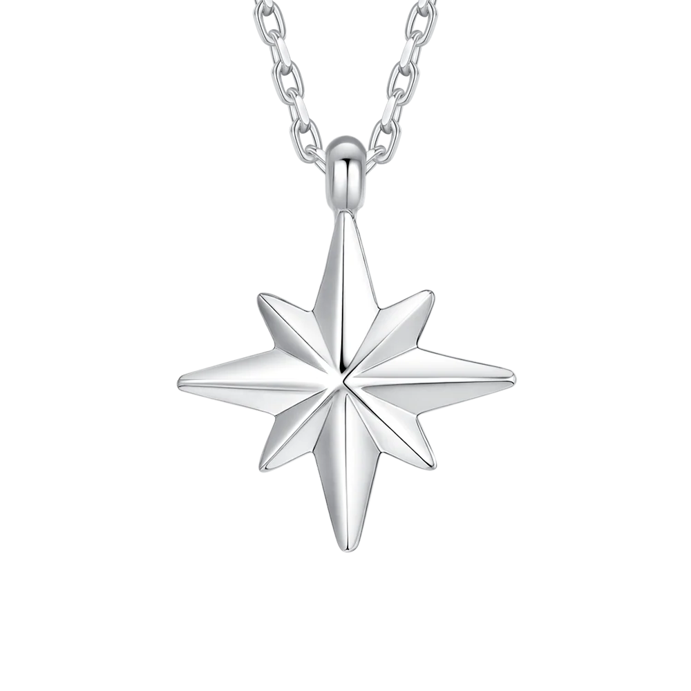 COLLANA UOMO IN ACCIAIO CON ROSA DEI VENTI - Image 5