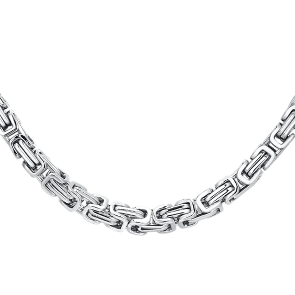 COLLANA UOMO IN ACCIAIO ELEMENTO IP ROSE - Image 4