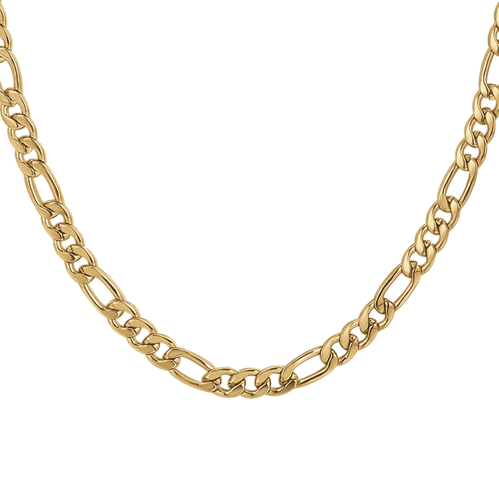 COLLANA UOMO IN ACCIAIO IP GOLD - Image 4