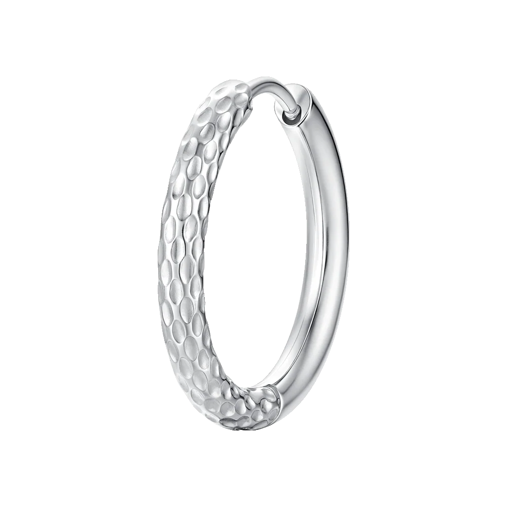 MONO ORECCHINO DONNA IN ACCIAIO CON FINITURA DIAMANTATA
