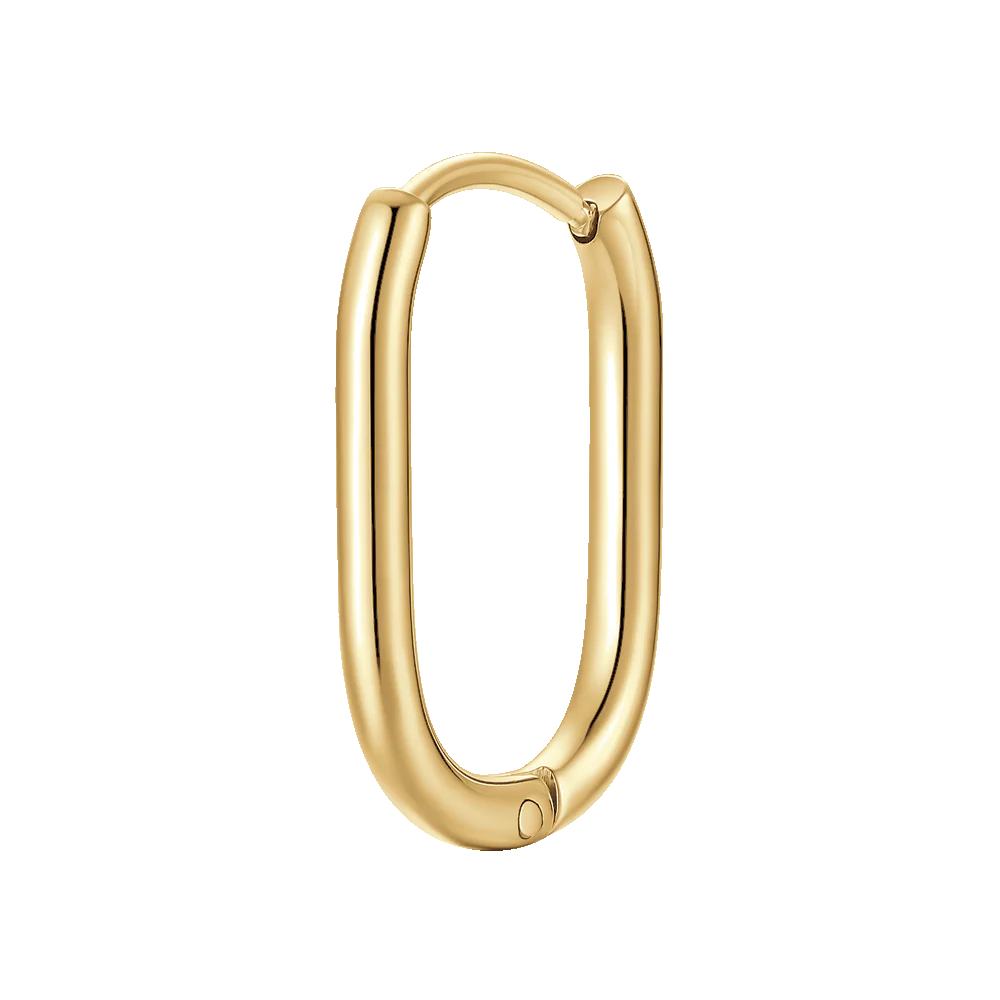 MONO ORECCHINO DONNA IN ACCIAIO IP GOLD