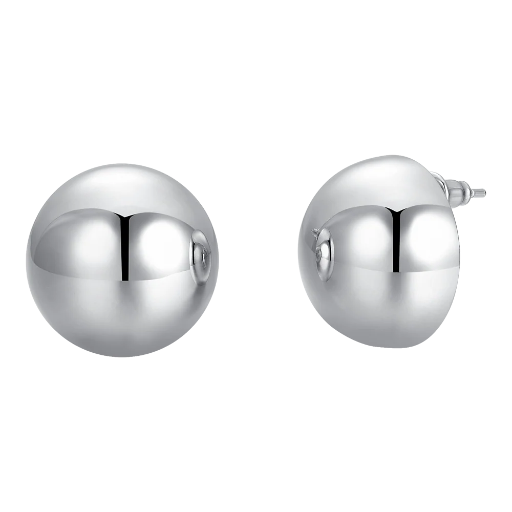 ORECCHINI DONNA A GOCCIA 20 mm IN ACCIAIO