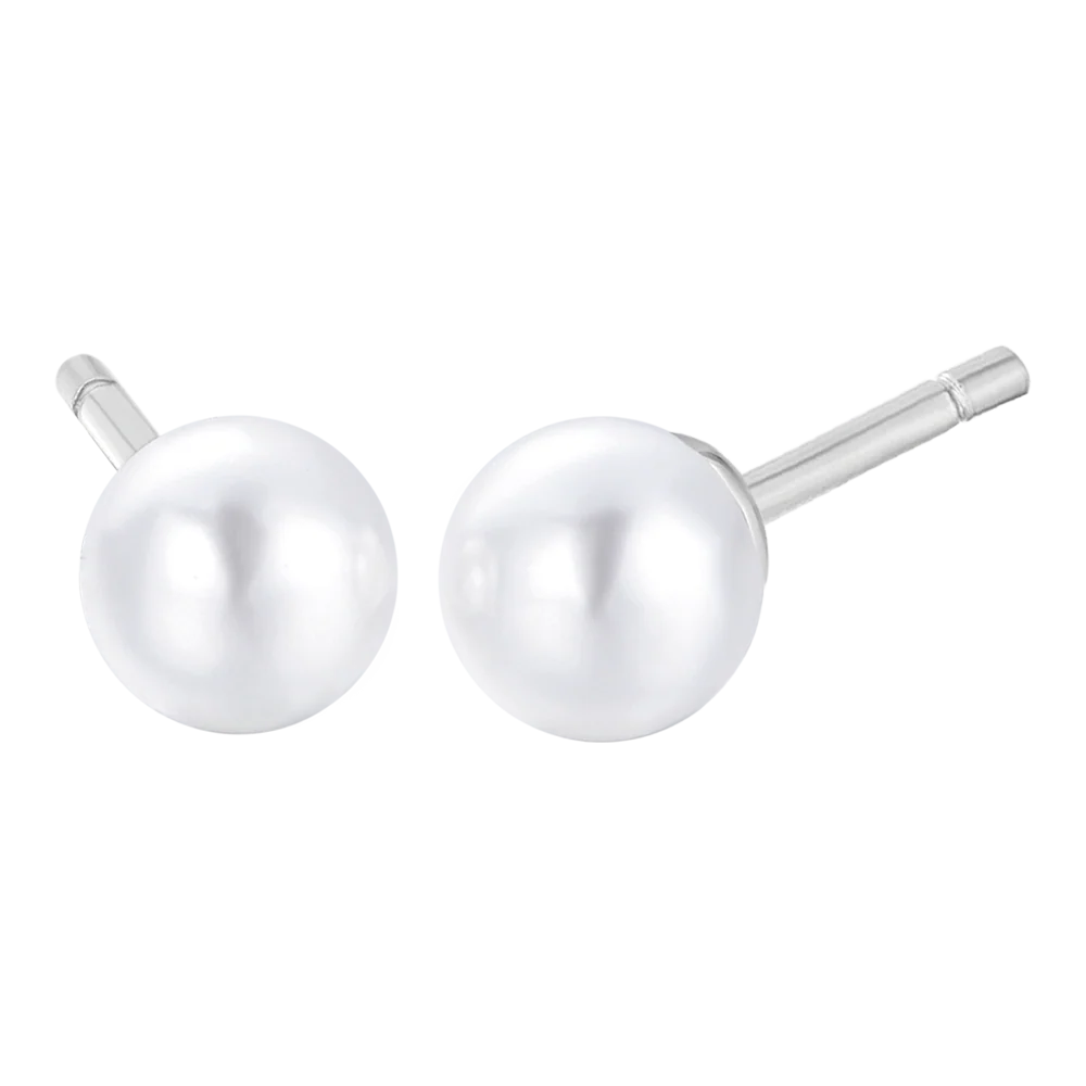 ORECCHINI DI PERLE DONNA IN ACCIAIO - Image 5