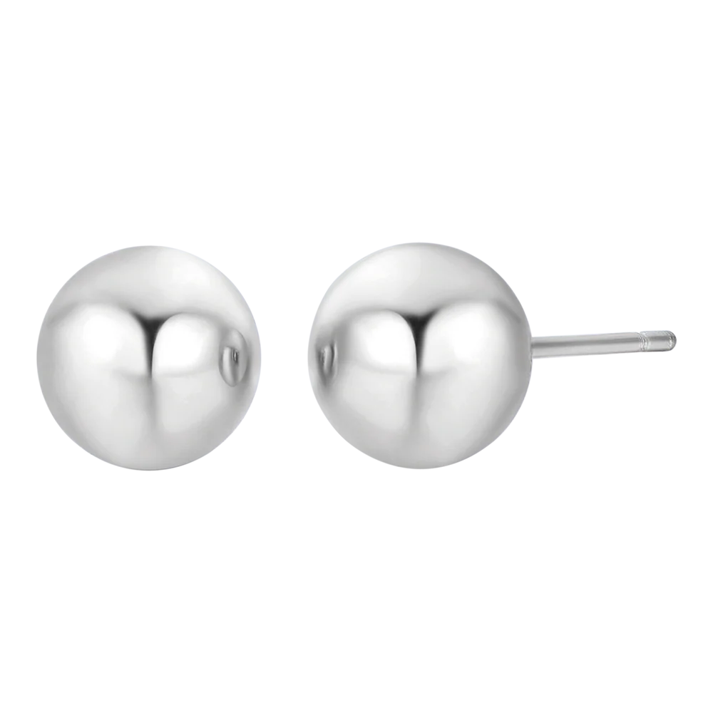 ORECCHINI DONNA IN ACCIAIO CON SFERA - Image 6