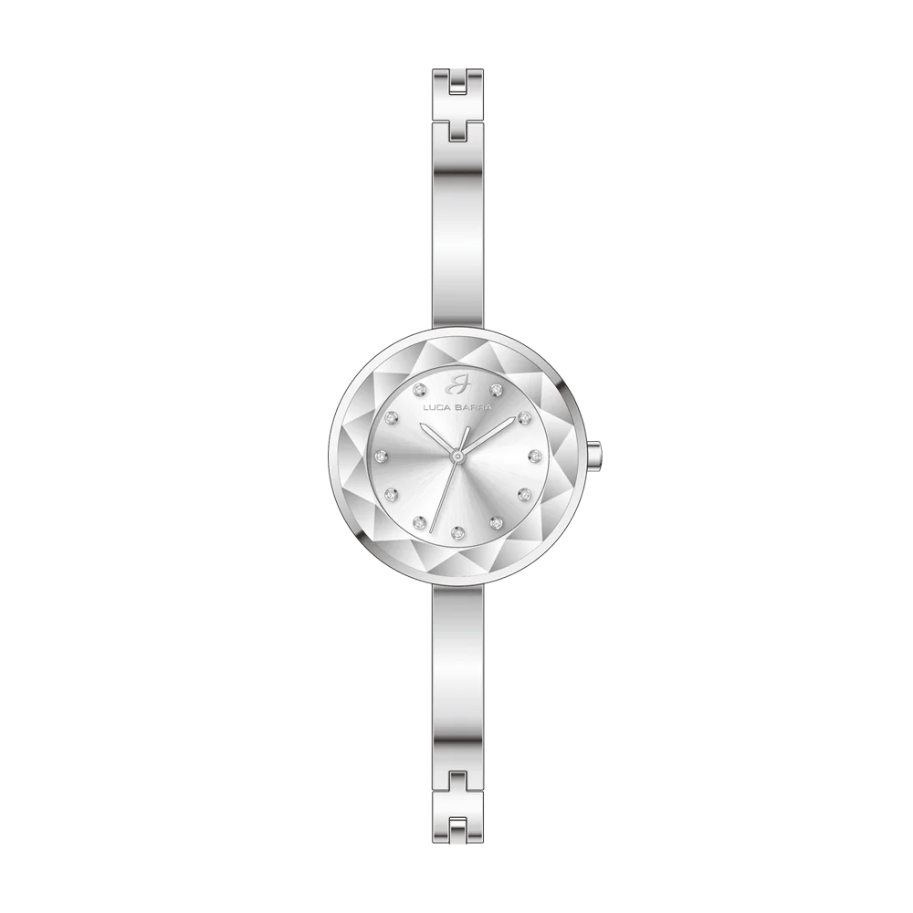 OROLOGIO DONNA IN ACCIAIO QUADRANTE BIANCO